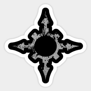 chaos cog wheel Sticker